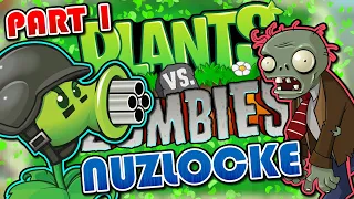 PLANTS VS. ZOMBIES but it's a NUZLOCKE! (Pt. 1)