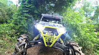 Testing Satv 6 inch portals on the creek 2020 rzr/ranger