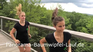 Anspannung vor dem Panorama-Baumwipfel-Lauf