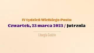 #Jutrznia | 23 marca 2023