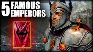 Skyrim - 5 FAMOUS Emperors - Elder Scrolls Lore