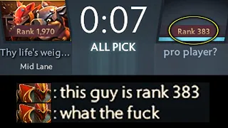 OMG I met Rank Top 300 Immortal! Is this a Pro Player? | Techies Official