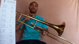 Notas no trombone de vara