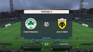 Παναθηναϊκός vs ΑΕΚ Αθηνών (30/04/2023) Super League Ελλάδας FIFA 23