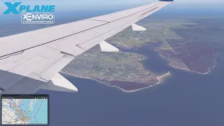 KMHT-KMIA (xEnviro Clouds) • 4K•Zibo•AP•GO2-17/19