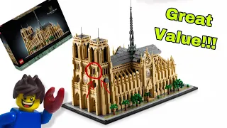 HUGE Architecture Set! - LEGO Notre-Dame De Paris - Reveal & Thoughts