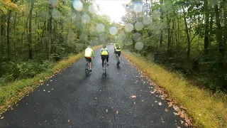 25 Minutes Rainy Day Virtual Bike Ride @ Central Bucks County, Pennsylvania | Fall 2021