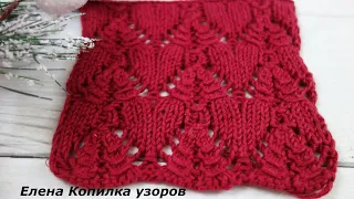 Красивый японский узор спицами схема и описание / Beautiful Japanese knitting pattern diagram