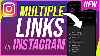 How to Add Multiple Links on Instagram - NEW 2023 UPDATE
