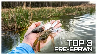 3 Pre-Spawn Fishing Lures For Shallow, Dirty SUCCESS!!