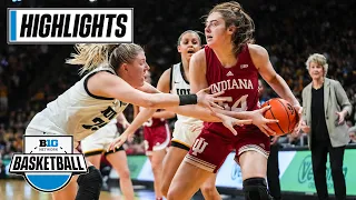 Indiana at Iowa | Extended Highlights | Big Ten Women's Basketball | Feb. 26, 2023