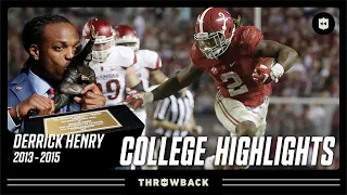 Derrick Henry Freakish Combo of Speed & Power College Career Highlights!