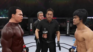 Mr. Han vs. Bruce Lee (EA Sports UFC 3) - CPU vs. CPU - Crazy UFC 👊🤪