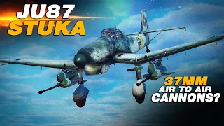 Turning The 37mm Cannons into Air To Air Cannons in the Ju87 Stuka | IL-2 Sturmovik Great Battles |
