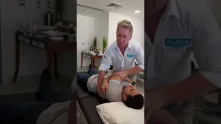 Thoracic Spinal Manipulation using the 'Dog' technique...