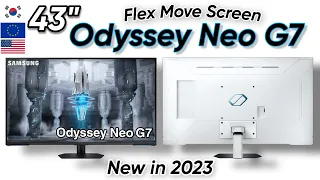 New 43" Odyssey Neo G7 Gaming Monitor (S43CG700) Revealed CES 2023