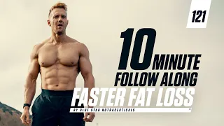 10 Minute FOLLOW ALONG Home Workout (NO EQUIPMENT NEEDED!) | Faster Fat Loss™