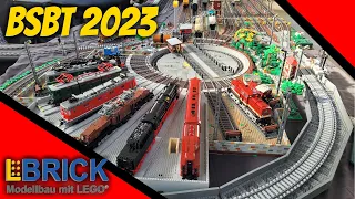 BauSpielBahnTreffen BSBT 2023 in Schkeuditz - Tolle Lego Eisenbahnen🤩