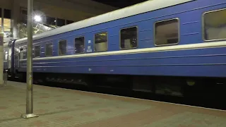 Отправление поезда 632 Гродно - Гомель со ст. Минск-Пассажирский (3 июля 2019, Full HD)