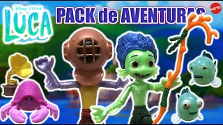 Disney Pixar LUCA - Pack de Aventuras Submarinas con LUCA & ALBERTO + Monalisa | TOY SHOTS (2022)