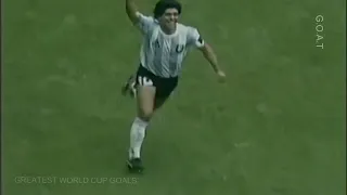 Diego Maradona vs Belgium - WC Mexico 1986 #GreatestWorldCupGoals