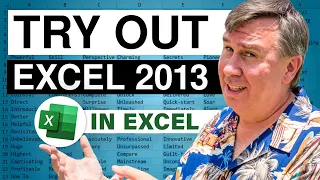 Excel 2013 - First Look at New Features - Episode 1620