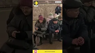 Kyiv residents take shelter in underground metro stations amid Russian missile strikes | WION Shorts