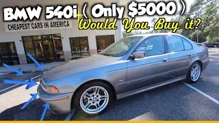 Would You Buy this $5000 BMW 540i? ( DINAN Performance Parts ) Test Drive & Full Review