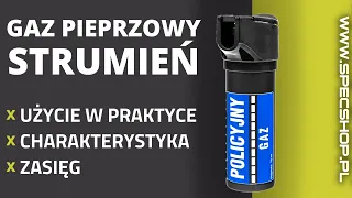 Gaz Pieprzowy Policyjny - STRUMIEŃ | SpecShop.pl