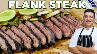 Tender Flank Steak | Cast Iron Recipe by Lounging with Lenny