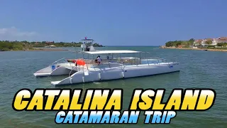 CATALINA ISLAND Catamaran Trip - Dominican Republic (4k)