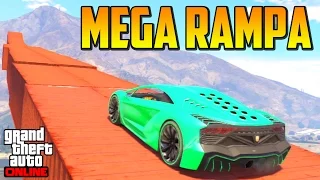 MEGA RAMPA LARGUÍSIMA!! - Gameplay GTA 5 Online Funny Moments