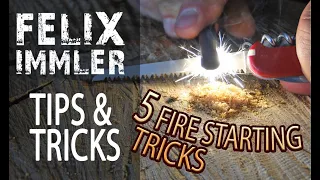 Fire starting Tricks with the Victorinox Wood Saw - Swiss Army Knife Tips & Tricks (32/40)