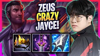 ZEUS IS SO CRAZY WITH JAYCE! - T1 Zeus Plays Jayce TOP vs Aatrox! | Season 2024