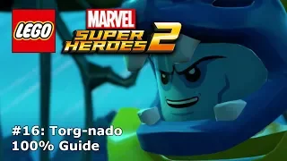 #16 Torg-nado 100% Guide (Minikits & Stan Lee) - LEGO Marvel Super Heroes 2