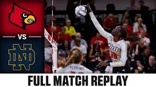 Louisville vs. Notre Dame Full Match Replay | 2023 ACC Volleyball