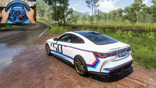 BMW M4 Competition Coupé Thrills in Forza Horizon 5 | Logitech G29 Racing