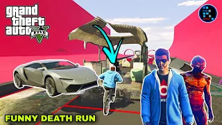 [Hindi] GTA V | BMX VS LAMBORGHINI SUPER FUNNY DEATH RACE