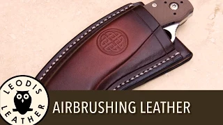 Using an Airbrush for Leatherwork or Other Crafts