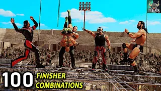 WWE 2K20 Top 100 Finisher Combinations!! WWE 2K24 Countdown