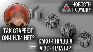 Стареют ли голые землекопы? Мини-мозг играет в аркаду. Атомная 3D-печать. Новости QWERTY №199