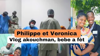 BEBE A FÈT🤱😍🙏, PHILIPPE ET VERONICA BAY TOUT DETAY SOU AKOUCHMAN AN.