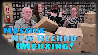 Massive Unboxing of New Vinyl Records & Friday Releases