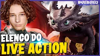 O LIVE ACTION de Como Treinar Seu Dragão! ATORES REVELADOS! #imaginews