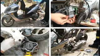 Motosiklet tamiri tüm detaylarıyla , scooter repair