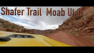 Driving Canyonlands N.P. Shafer trail Moab, Utah. with insta 360 oneR