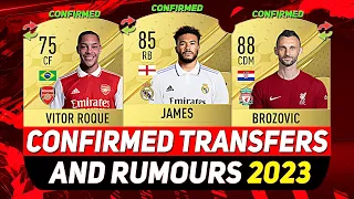 FIFA 23 ✸ NEW CONFIRMED TRANSFERS & RUMOURS! 💰😳 ft. JAMES, VITOR ROQUE, BROZOVIC...etc