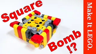 LEGO Square Grenade (Bomb) +Tutorial and Instructions