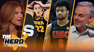 Bronny James declares for Draft, Calipari to take Arkansas job, Why did Clark fall short? | THE HERD