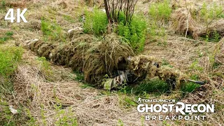 Tactical Ghillie Sniper - Ghost Recon Breakpoint - No Hud Gameplay - Extreme Difficulty